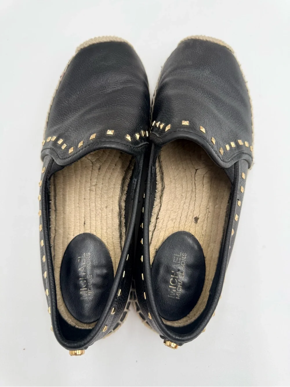 Michael Kors Studded Leather Espadrille Flats | Women’s 6.5